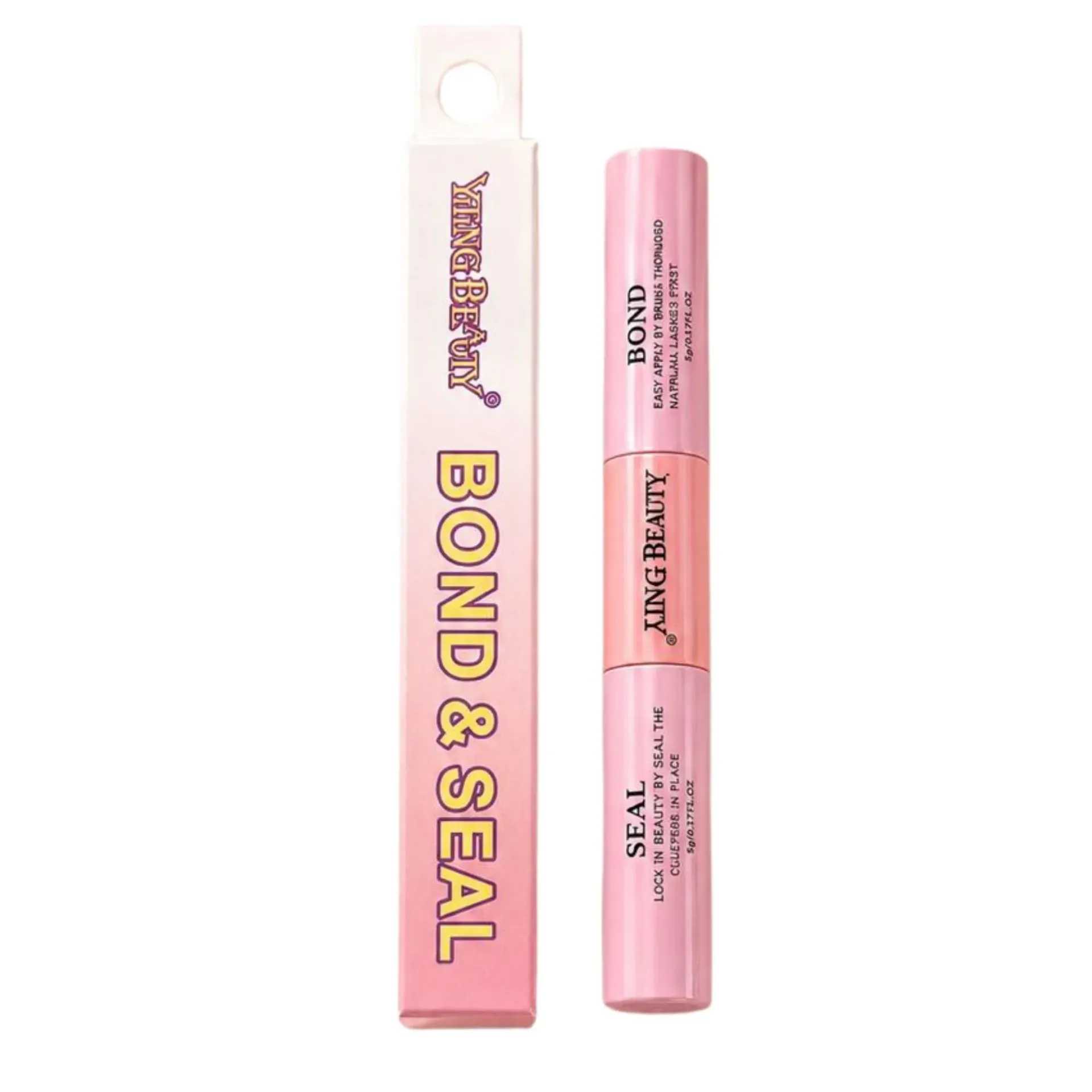 adhesivo y sellador pestañas postizas de doble punta de la marca Jing Beauty