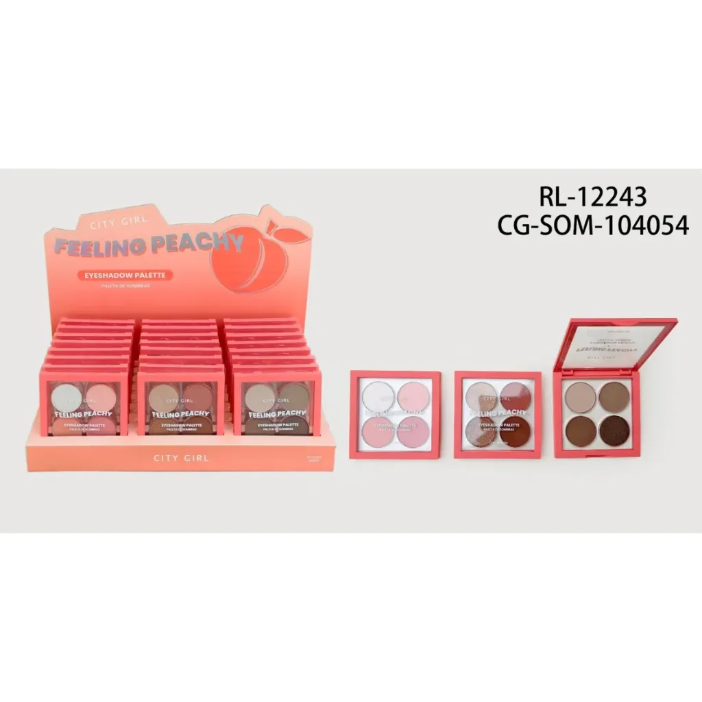 PALETA DE SOMBRAS FEELING PEACHY CITY GIRL