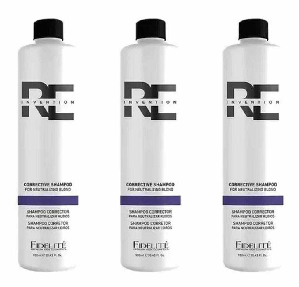 Shampoo matizador violeta corrector rubios FIDELITÉ 900ml