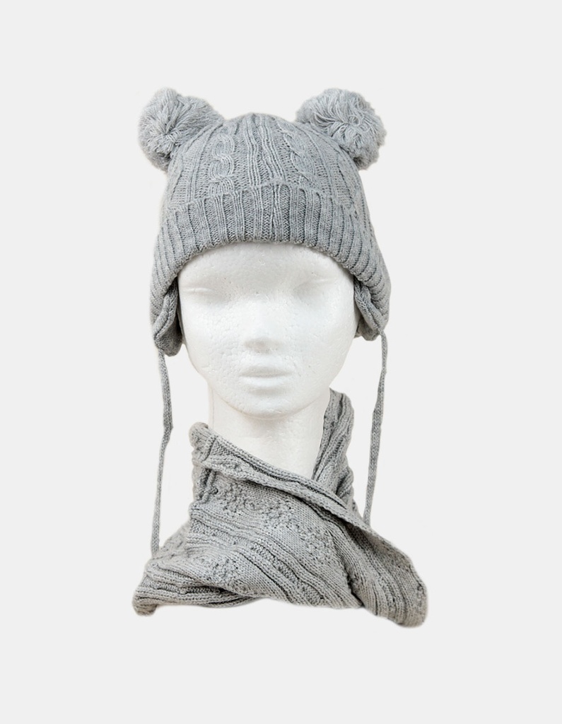 GORRO CON BUFANDA