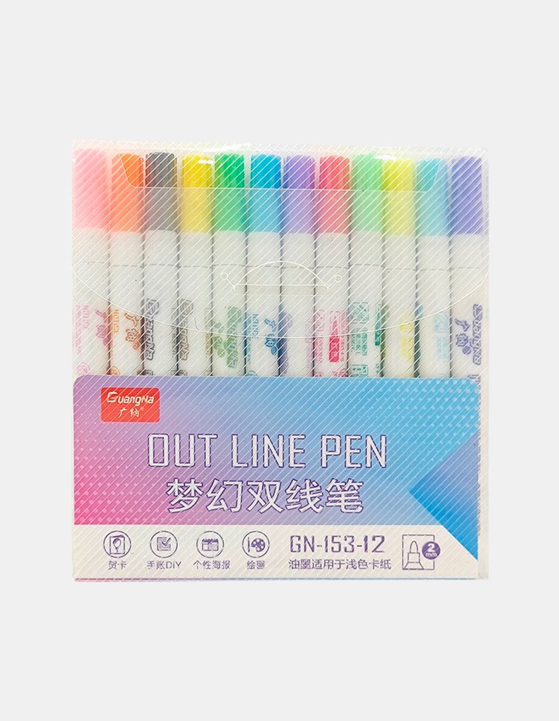 [PP-BD-41334] MARCADOR DE COLORES PCS*12