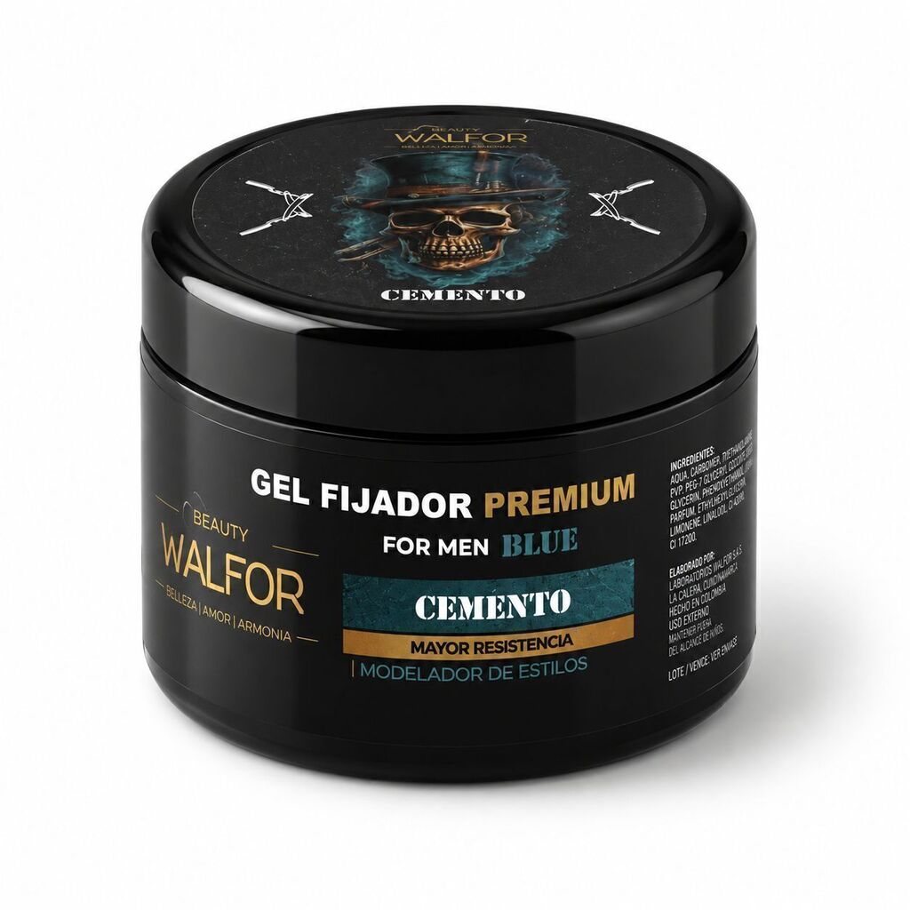 Gel fijador PREMIUM FOR MEN BLUE EFECTO CEMENTO 250grs