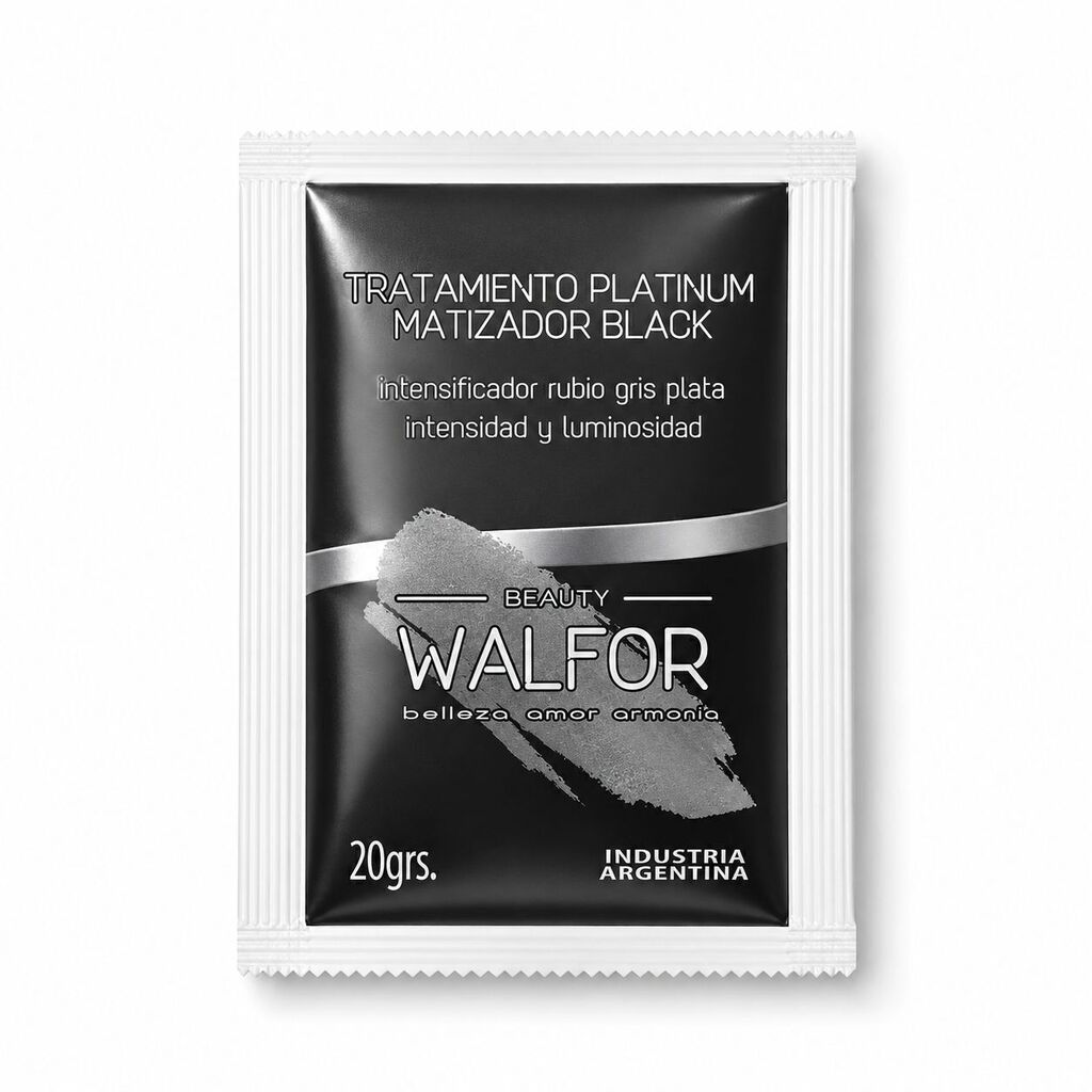 Tratamiento platinum MATIZADOR BLACK 20grs