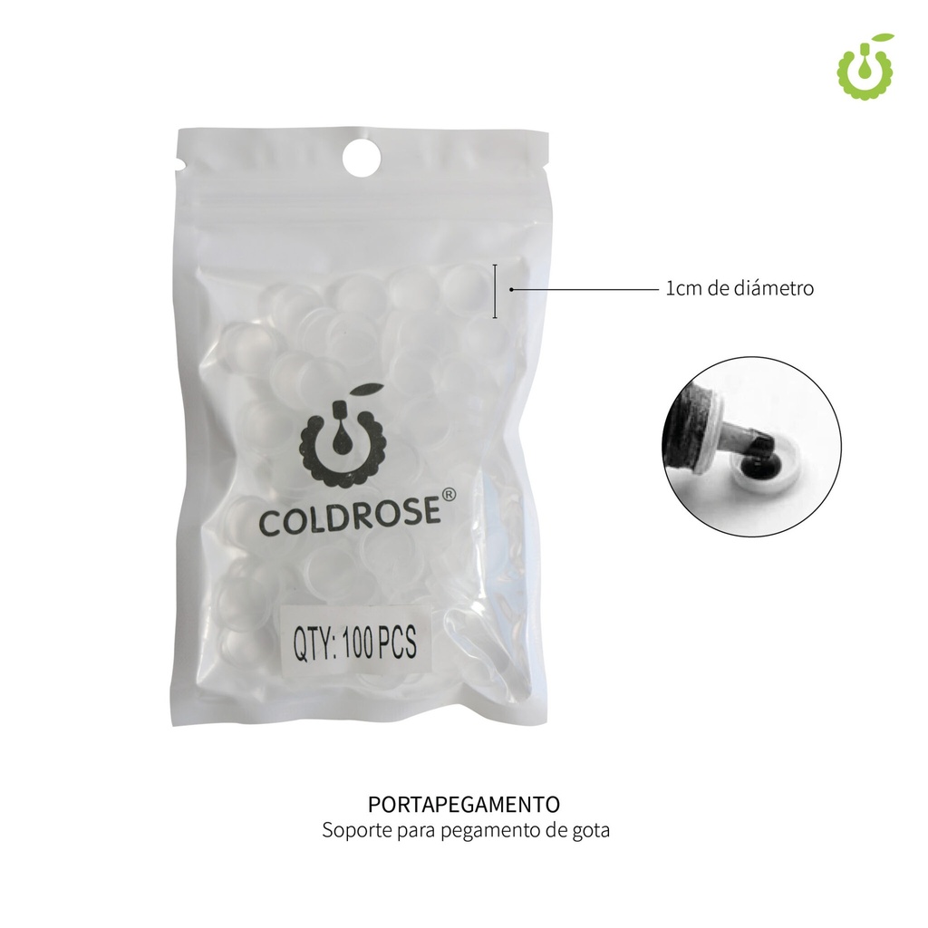 Z -Portapegamento Blanco de 100u COLDROSE ___Pack X10 -CR000014