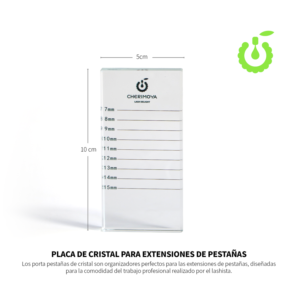 Z -PLACA DE VIDRIO PARA PESTAÑAS  ___Pack X6-BH004014