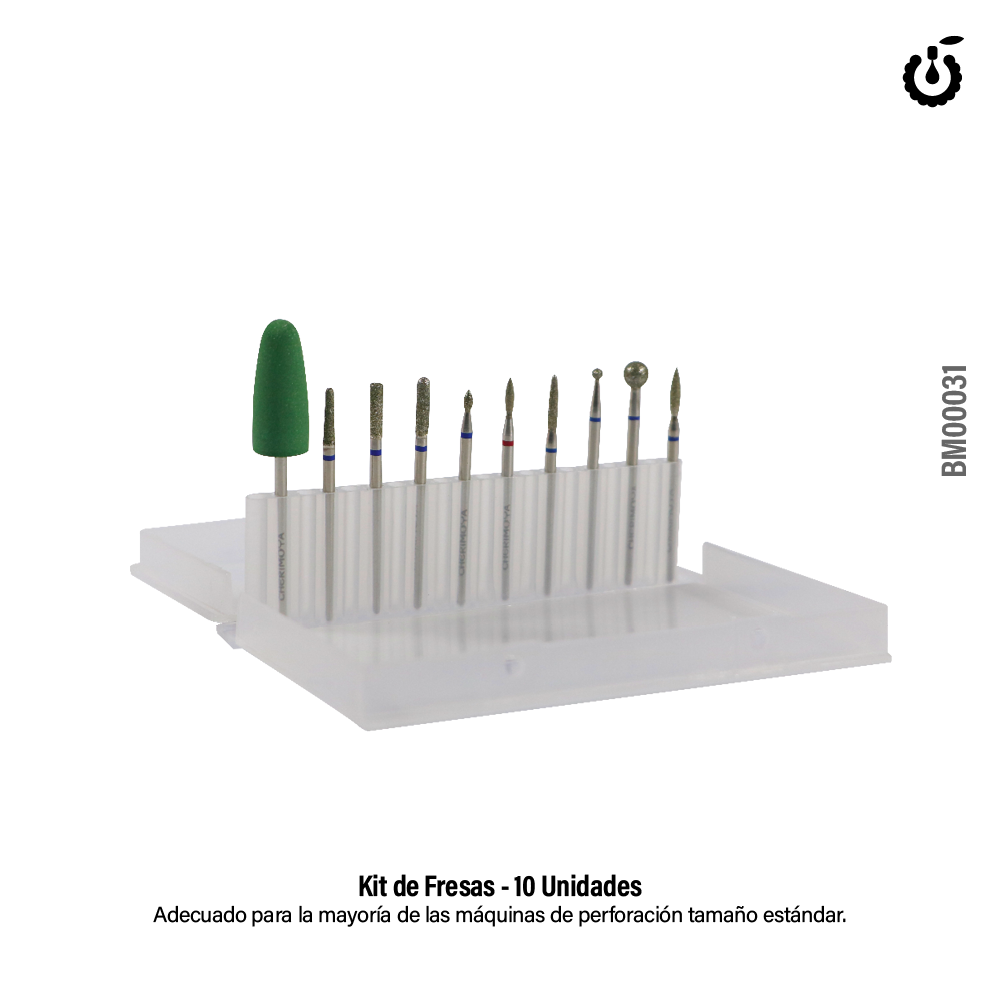 [BM00031] Z -Kit de fresa 10pcs ___Pack X10 -BM00031