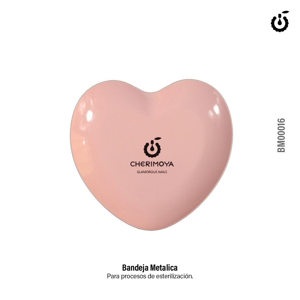 Z -Bandeja de acero corazon  cherimoya ___Pack X12 - BM00016