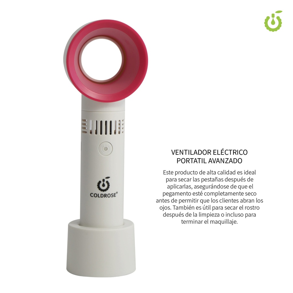 Ventilador Secador Para Pestañas Uñas Usb Recargable COLDROSE (PACK X10U)-CR000004