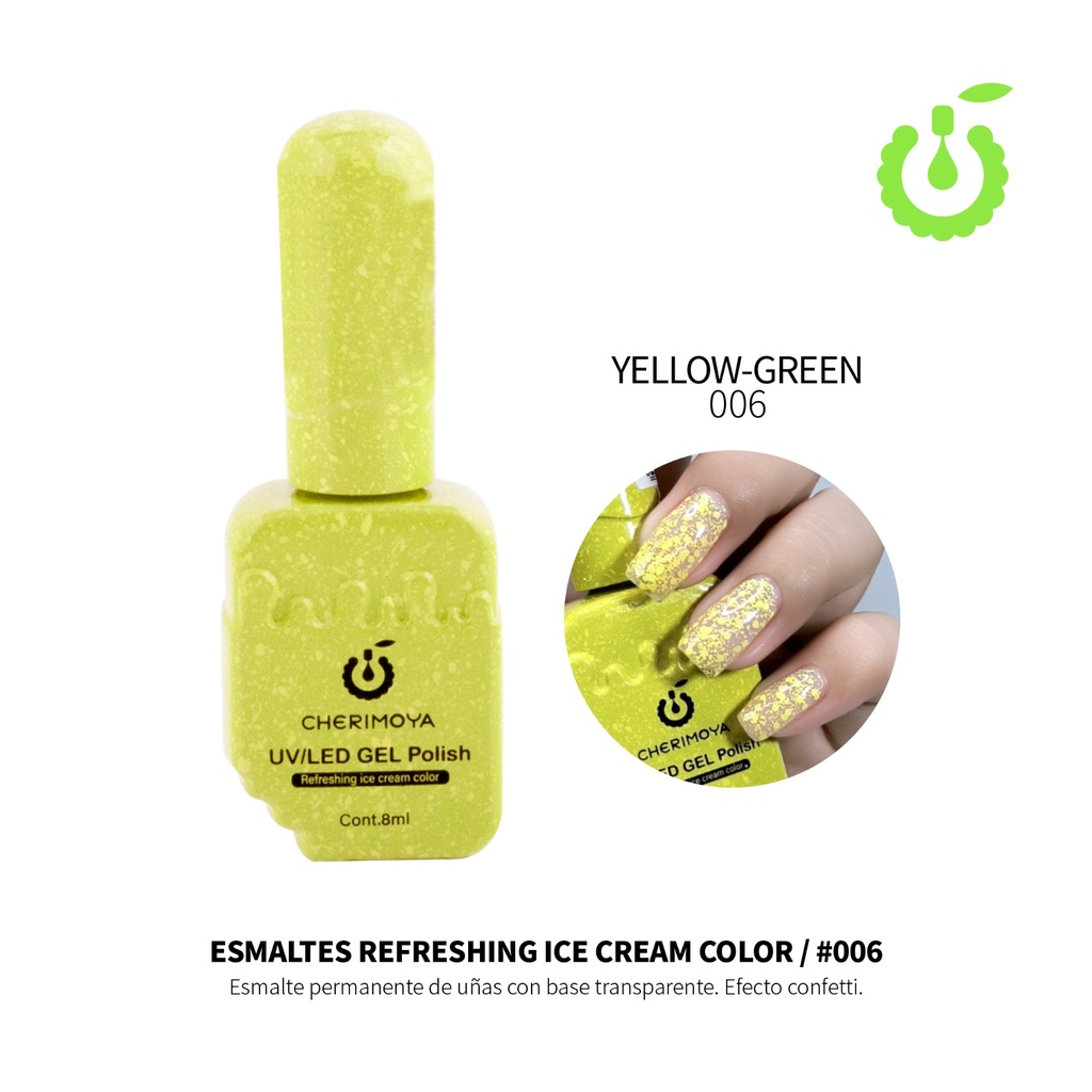 [CH032-06] Uv/led semipermanente serie ice cream N*06 8ml ___Pack X6-CH032-06