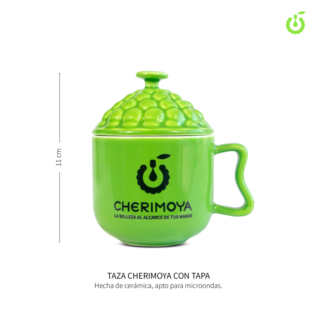 [CH-Taza] U-Taza con Tapa Cherimoya ___Unidad  CH-Taza