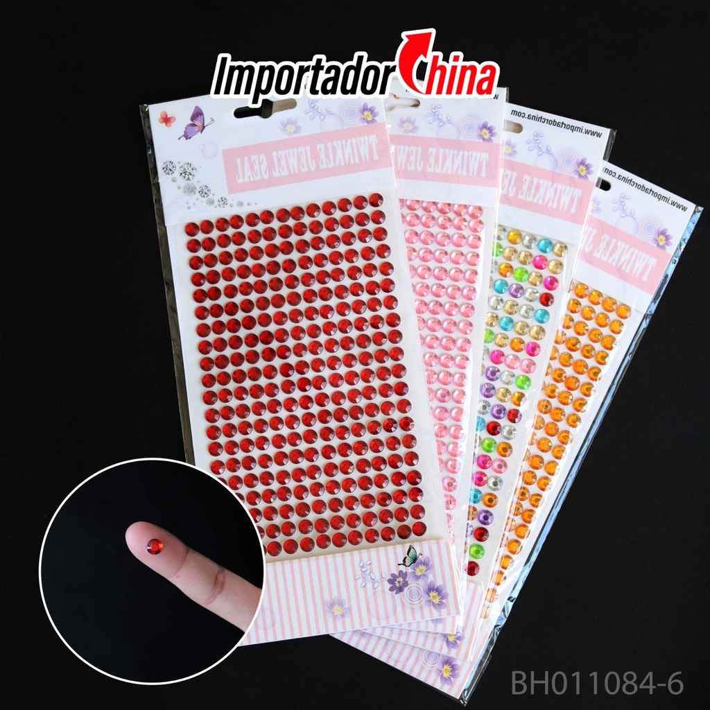 [11084-06] Strass 6mm autoadhesivas ___Pack X1211084-06