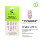 STICKER SEMIPERMANENTE CON GLITTER  ___Pack X12 -BH011100 -BH-J01A-LP07