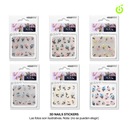 Sticker autoadhesivas surtido Flores ___Pack X12 CH011087-24