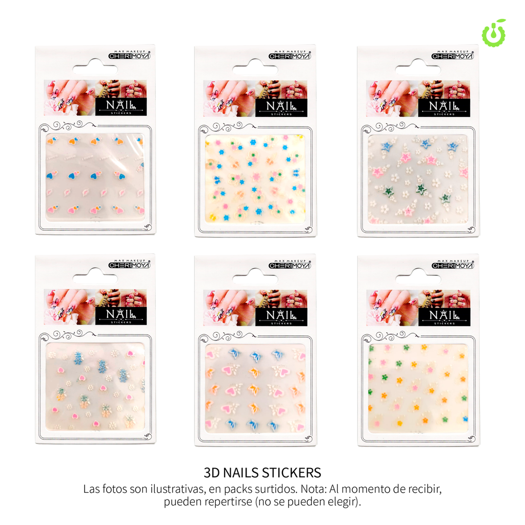 Sticker autoadhesivas surtido (pack x12) CH011087-27