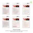 Sticker autoadhesivas para uñas surtido ___Pack X12 CH011087-33