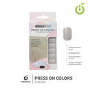 Press on nails oval brillo 24 pcs ___Pack X12 -BH001207 /BH-88A-YS542