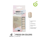 Press on nails oval brillo 24 pcs (pack x12) -BH001207 /BH-88A-YS426