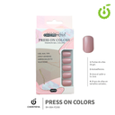 Press on nails oval brillo 24 pcs (pack x12) -BH001207 /BH-88A-YS368
