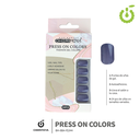 Press on nails oval brillo 24 pcs ___Pack X12 -BH001207 /BH-88A-YS344