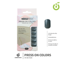 Press on nails oval brillo 24 pcs ___Pack X12 -BH001207 /BH-88A-YS296