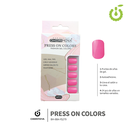 Press on nails oval brillo 24 pcs ___Pack X12 -BH001207 /BH-88A-YS279