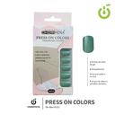 Press on nails oval brillo 24 pcs ___Pack X12 -BH001207 /BH-88A-YS167