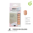 Press on nails oval brillo 24 pcs ___Pack X12 -BH001207 /BH-88A-YS158