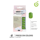 Press on nails oval brillo 24 pcs (pack x12) -BH001207 /BH-88A-YS094