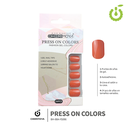 Press on nails oval brillo 24 pcs ___Pack X12 -BH001207 /BH-88A-YS086