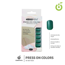 Press on nails oval brillo 24 pcs ___Pack X12 -BH001207 /BH-88A-YS039
