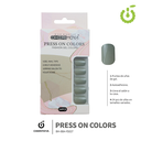 Press on nails oval brillo 24 pcs ___Pack X12 -BH001207 /BH-88A-YS027