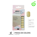 Press on nails oval brillo 24 pcs (pack x12) -BH001207 /BH-88A-YS014