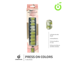 Press on nails KIT GOLD 30pcs ___Pack X12 -BH001207-6/TJ-88-ZH232