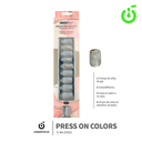Press on nails KIT GOLD 30pcs ___Pack X12 -BH001207-6/TJ-88-ZH022