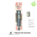 Press on nails KIT  GLITTER  30pcs___Pack X12 -BH001207-4/LP-88-ZH014