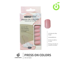 Press on nails Cuadrado  69-YS Brillo 24pcs (pack x12) -BH001205/BH-69-YS030