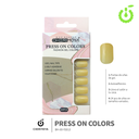 Press on nails Cuadrado  69-YS Brillo 24pcs ___Pack X12 -BH001205/BH-69-YS013