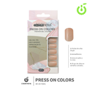 Press on nails Cuadrado  69-YS Brillo 24pcs ___Pack X12 -BH001205/BH-69-YS001