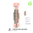 Press on nails coffin  KIT  30 pcs (pack x12) -BH001206-2/FD-80-ZH007