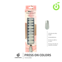 Press on nails coffin  KIT  30 pcs (pack x12) -BH001206-2/FD-80-ZH003