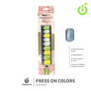 Press on nails  kit con dijes 30 pcs ___Pack X12 -BH001207-3/DZ-88-ZH252