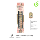 Press on nails  kit con dijes 30 pcs (pack x12) -BH001207-3/DZ-88-ZH136