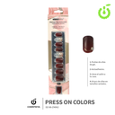 Press on nails  kit con dijes 30 pcs (pack x12) -BH001207-3/DZ-88-ZH062