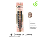 Press on nails  kit con dijes 30 pcs ___Pack X12 -BH001207-3/DZ-88-ZH028