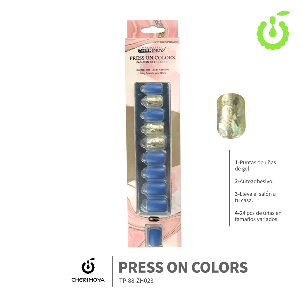 Press on cuadrado kit 30 pcs (pack x12) -BH001207-5/TP-88-ZH023