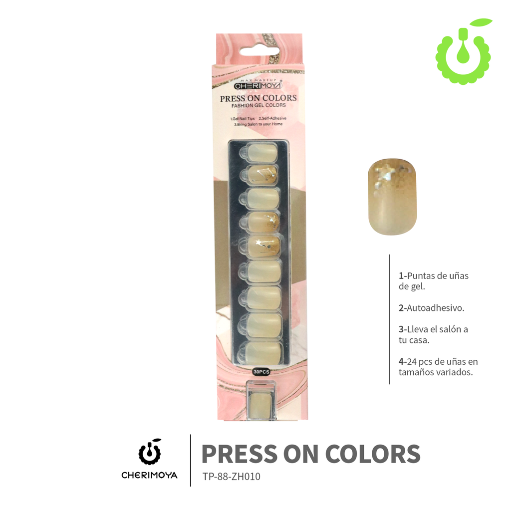 Press on cuadrado kit 30 pcs (pack x12) -BH001207-5/TP-88-ZH010