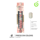 Press on cuadrado  kit multi-color  30pcs ___Pack X12 -BH001207-2/FD-88-ZH333