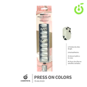 Press on cuadrado  kit multi-color  30pcs ___Pack X12 -BH001207-2/FD-88-ZH329