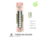 Press on cuadrado  kit multi-color  30pcs ___Pack X12 -BH001207-2/FD-88-ZH218