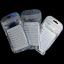 PLACA PORTA PESTAÑA (PACK X10) JC-015
